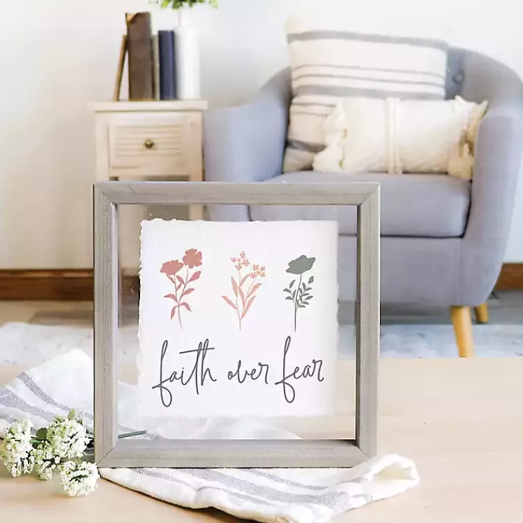 Faith Over Fear Wall Plaque>Kirklands Home Flash Sale