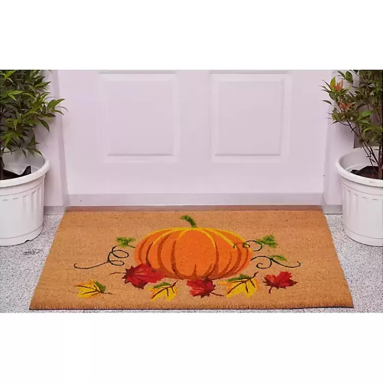 fall_pumpkin_coir_doormat_2.webp Fall Pumpkin Coir Doormat>Kirklands Home Discount