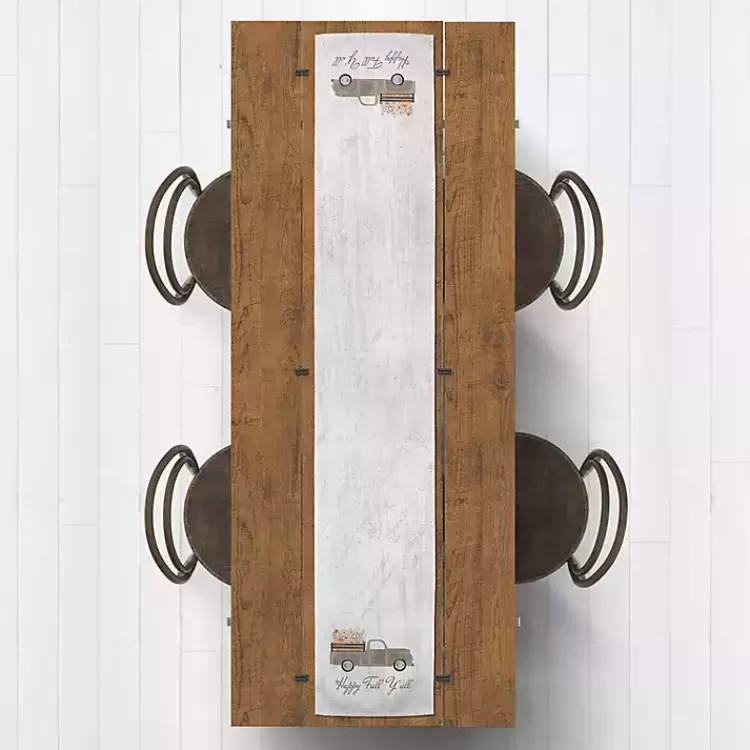 Fall Ya'll Pumpkin Truck Harvest Table Runner>Kirklands Home Flash Sale