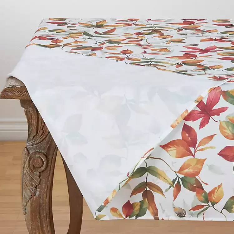 Falling Leaves Acorn Harvest Square Table Cloth>Kirklands Home Cheap