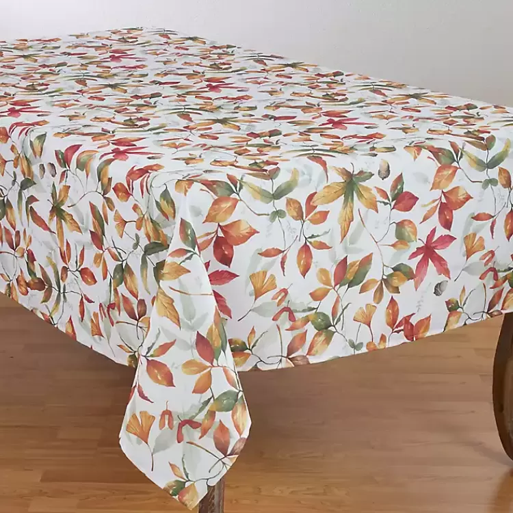 Falling Leaves Acorn Harvest Table Cloth>Kirklands Home Best Sale