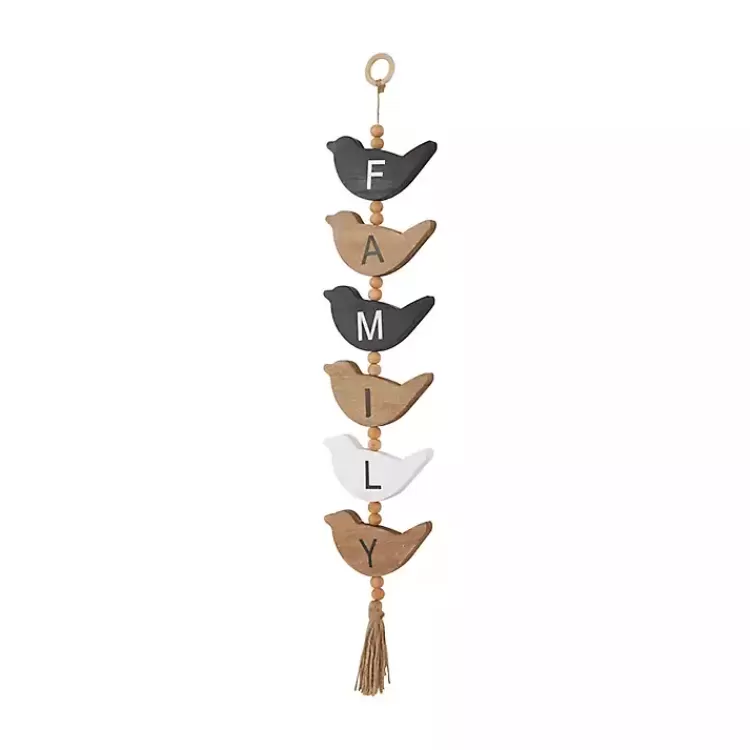 family_bird_shaped_wood_wall_sign_4.webp Family Bird Shaped Wood Wall Sign>Kirklands Home Hot
