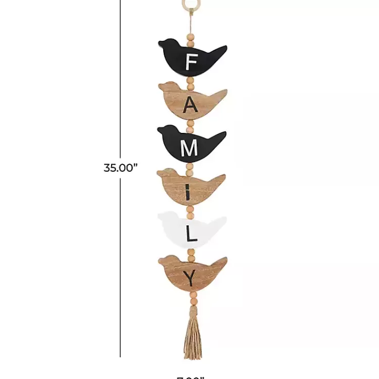 family_bird_shaped_wood_wall_sign_7.webp Family Bird Shaped Wood Wall Sign>Kirklands Home Hot