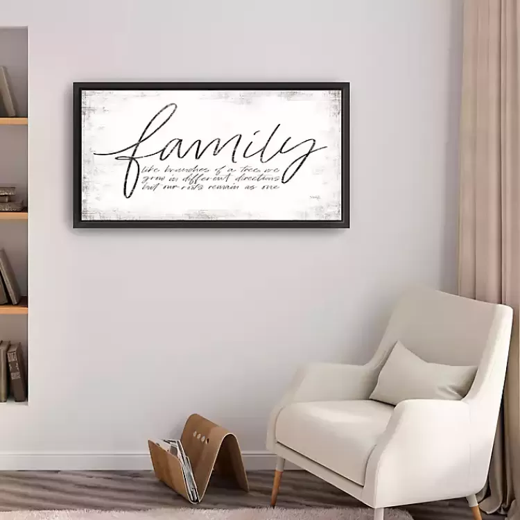Family Branches Framed Canvas Art Print, 42x22 in.>Kirklands Home Cheap