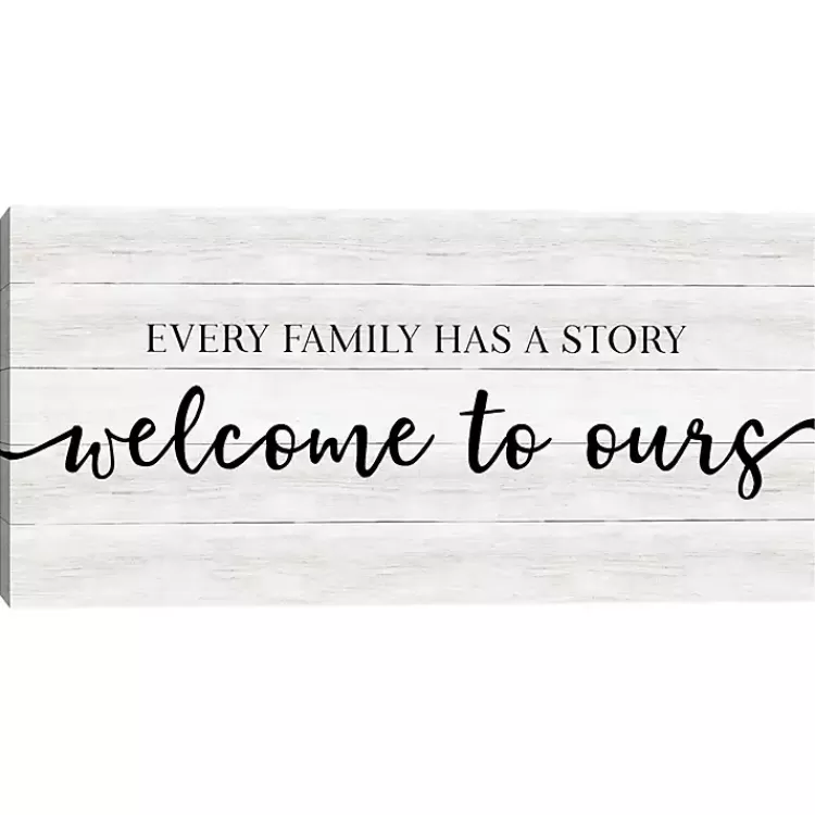 Family Story Canvas Art Print, 24x12 in.>Kirklands Home Discount