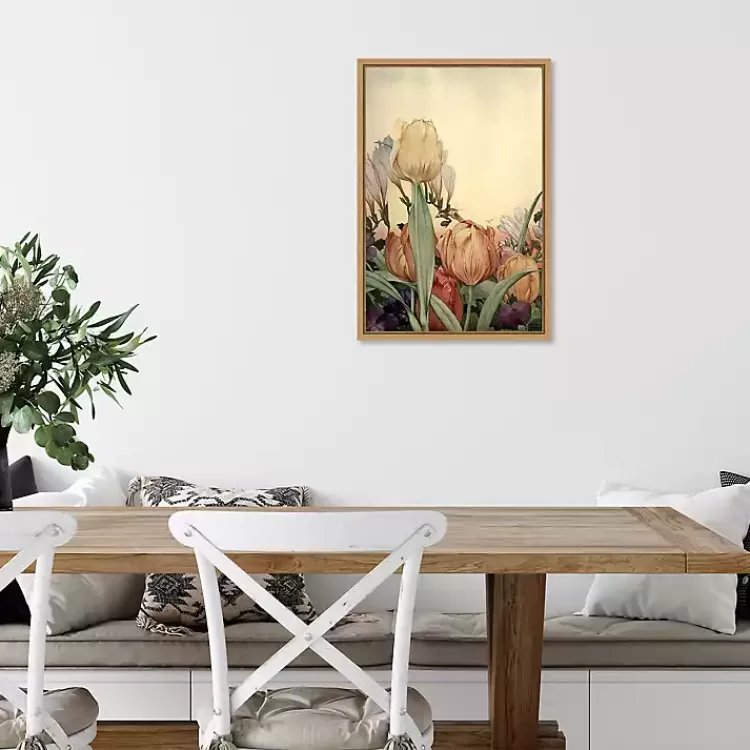 fantasy_garden_tulip_framed_canvas_art_print_6.webp Fantasy Garden Tulip Framed Canvas Art Print>Kirklands Home Outlet