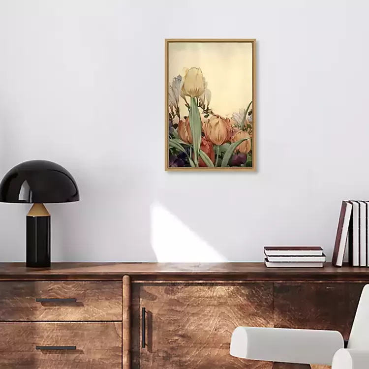 fantasy_garden_tulip_framed_canvas_art_print_7.webp Fantasy Garden Tulip Framed Canvas Art Print>Kirklands Home Outlet