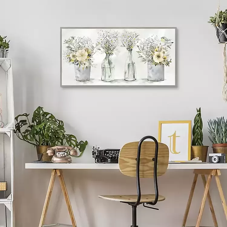 farmhouse_bouquets_framed_canvas_art_print_3.webp Farmhouse Bouquets Framed Canvas Art Print>Kirklands Home Clearance