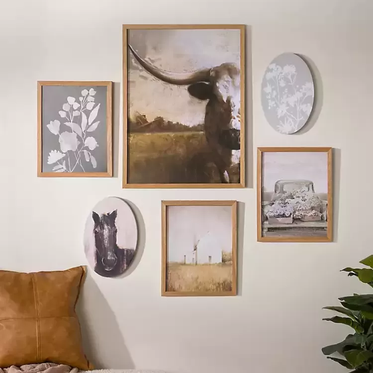 farmhouse_framed_art_pc_gallery_set_3.webp Farmhouse Framed Art 6-pc. Gallery Set>Kirklands Home Cheap