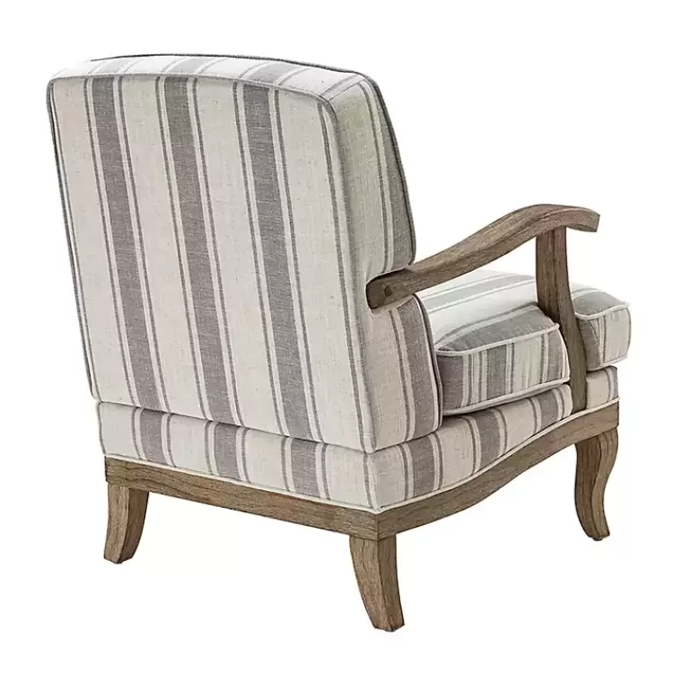 farmhouse_gray__ivory_striped_armchair_3.webp Farmhouse Gray & Ivory Striped Armchair>Kirklands Home Store