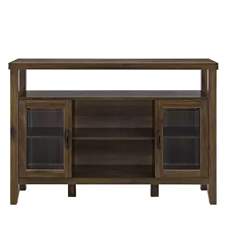 Farmhouse Highboy Dark Walnut TV Stand>Kirklands Home Hot