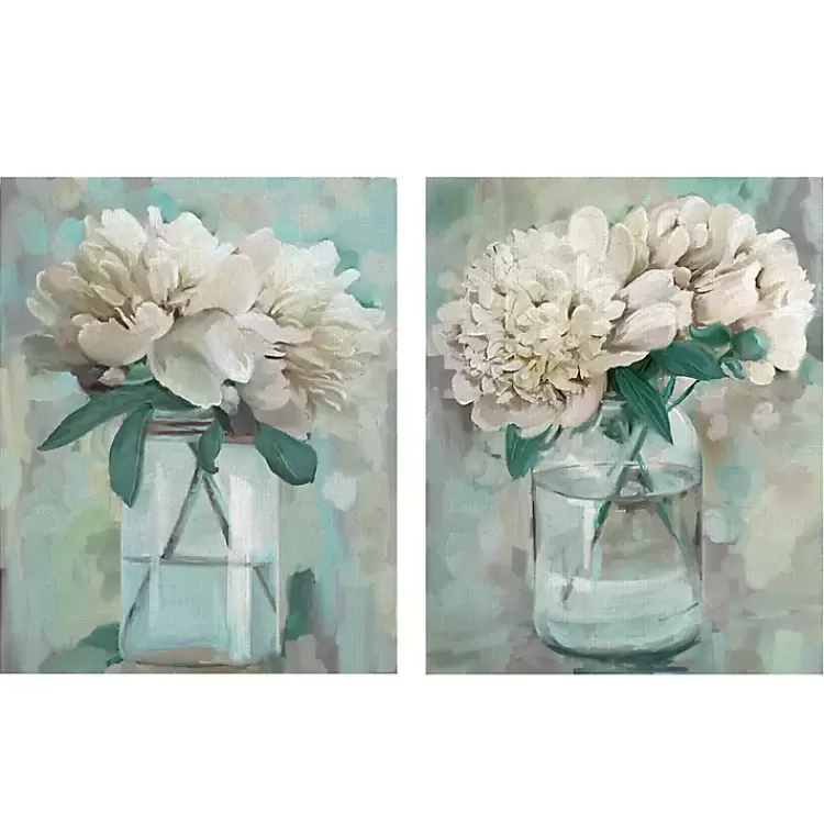Farmhouse Peonies Canvas Art Prints, Set of 2>Kirklands Home Cheap