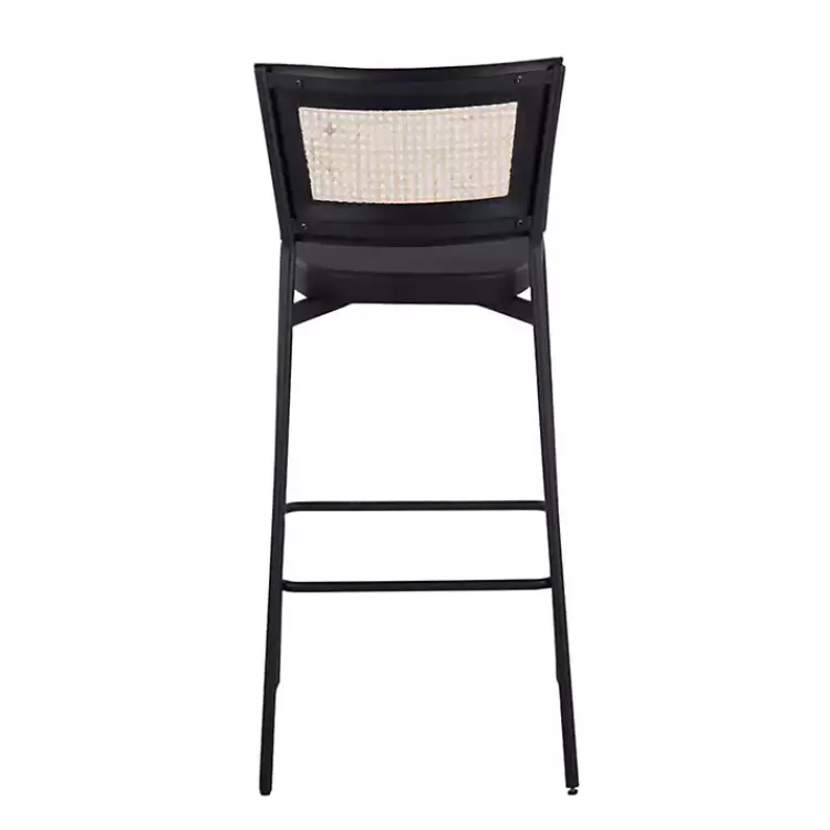 faux_leather_and_rattan_bar_stools_set_of__2.webp Faux Leather and Rattan Bar Stools, Set of 2>Kirklands Home Discount