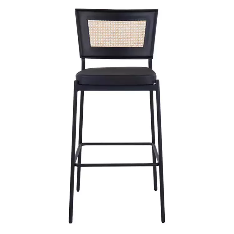 faux_leather_and_rattan_bar_stools_set_of__3.webp Faux Leather and Rattan Bar Stools, Set of 2>Kirklands Home Discount