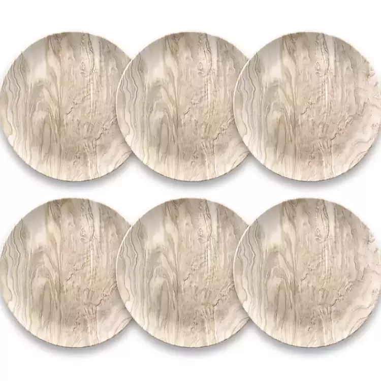 Faux Wood Melamine Salad Plates, Set of 6>Kirklands Home New