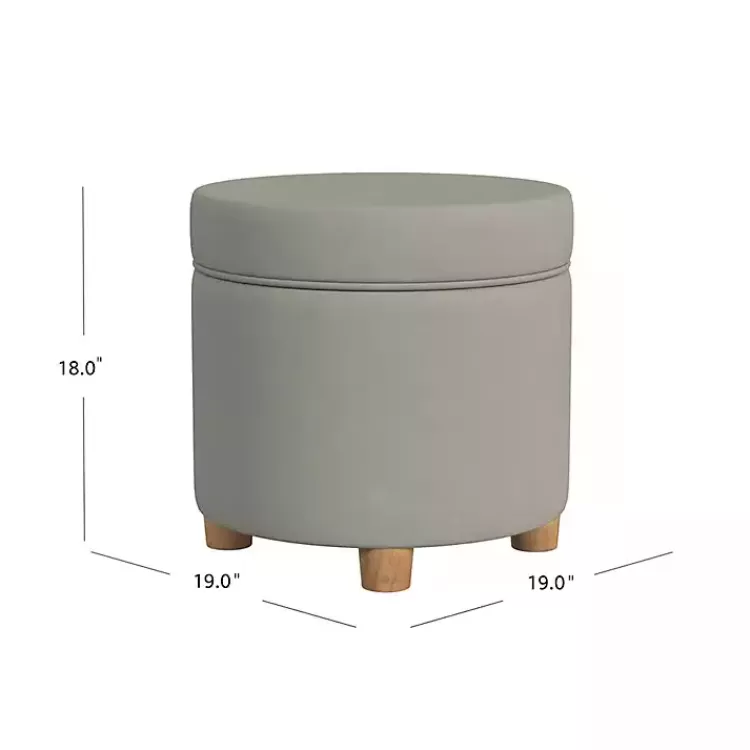 fawn_round_velvet_storage_ottoman_2.webp Fawn Round Velvet Storage Ottoman>Kirklands Home Fashion