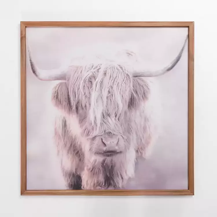 Felt Highland Cow Framed Art Print>Kirklands Home Discount