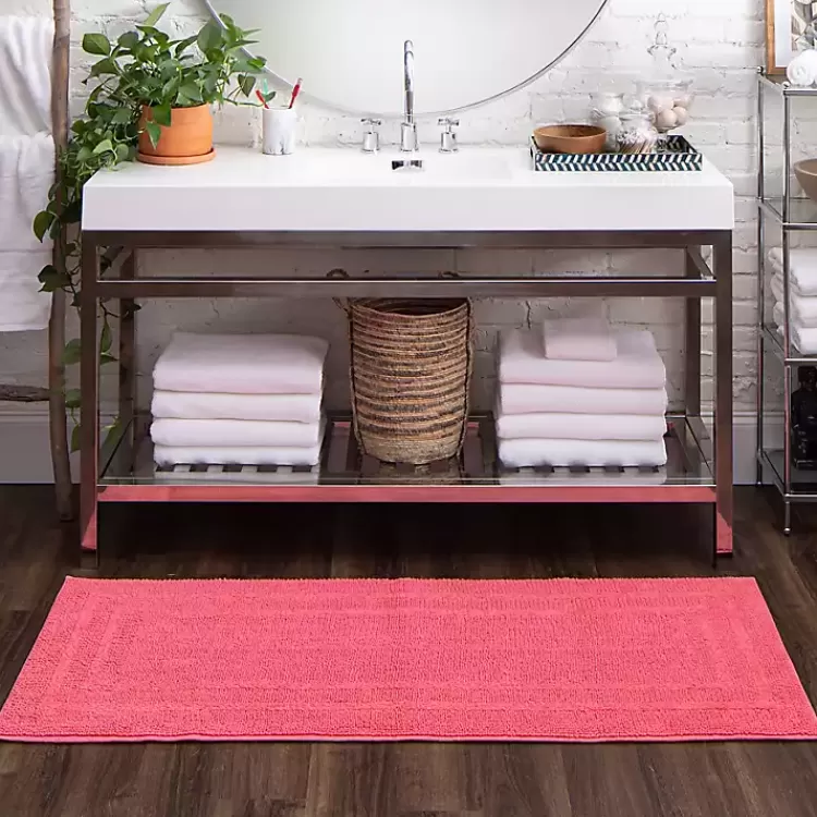 Fiesta Plush Reversible Cotton Bath Mat, 60 in.>Kirklands Home Discount