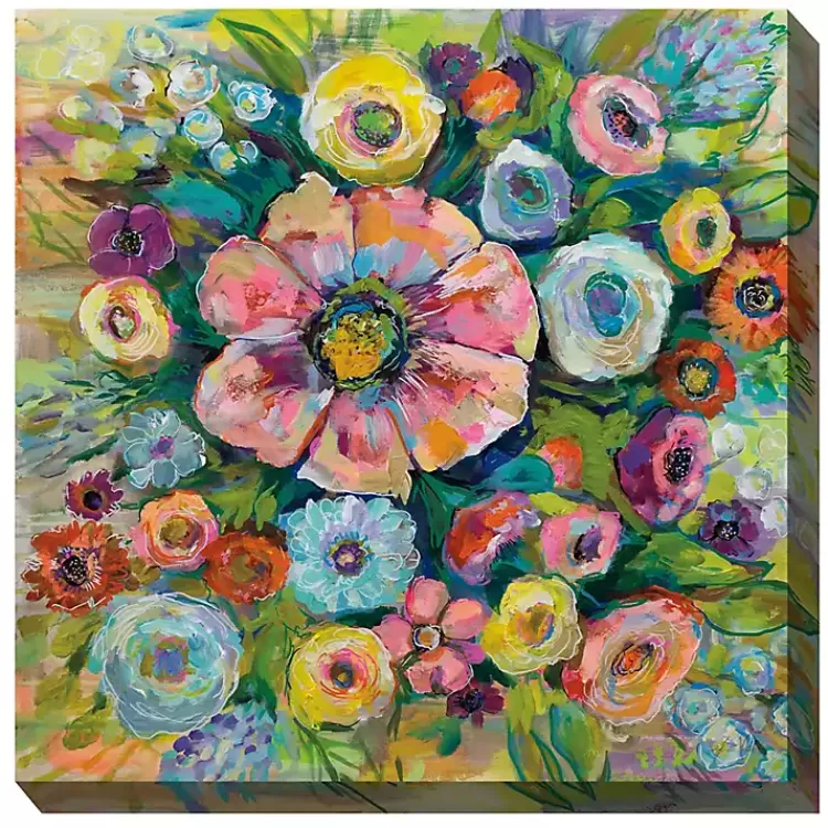 Firecracker Flowers Outdoor Canvas Art Print>Kirklands Home Clearance