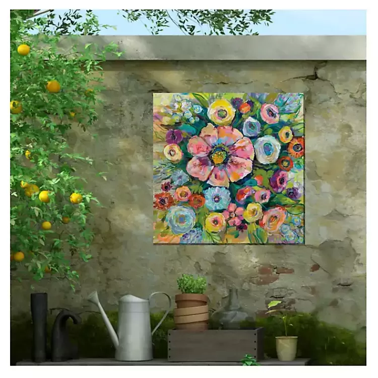 Firecracker Flowers Outdoor Canvas Art Print>Kirklands Home Clearance