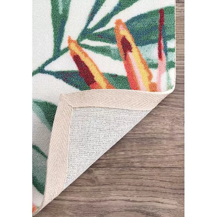 Flamingo Leaf Indoor/Outdoor Area Rug, 8x10>Kirklands Home Clearance