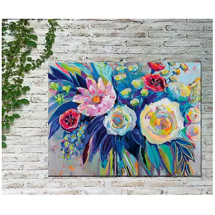 floral_array_outdoor_canvas_art_print_2.webp Floral Array Outdoor Canvas Art Print>Kirklands Home Outlet