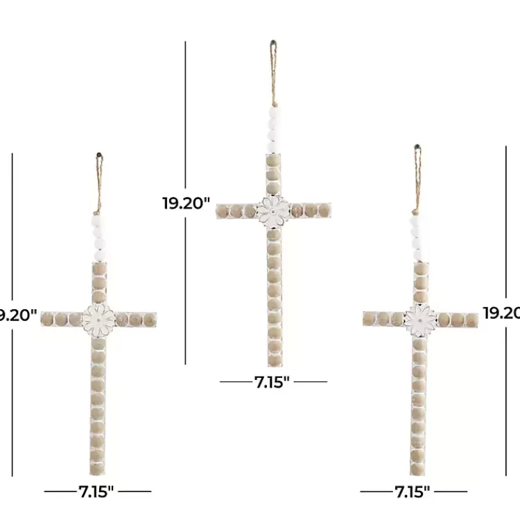 floral_beaded_wood_cross_wall_plaques_set_of__5.webp Floral Beaded Wood Cross Wall Plaques, Set of 3>Kirklands Home Shop