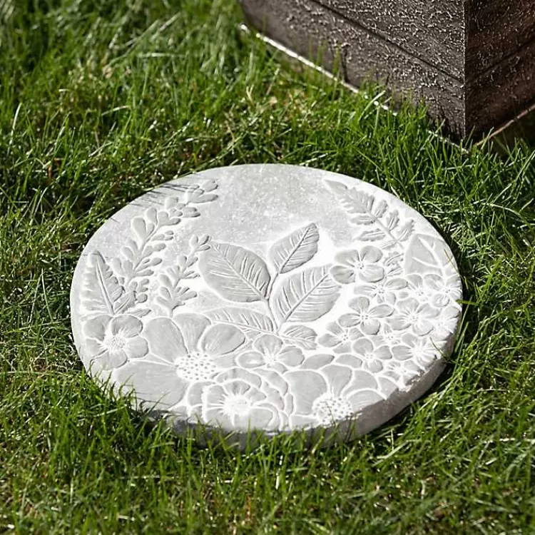 floral_cement_stepping_stone_2.webp Floral Cement Stepping Stone>Kirklands Home Sale