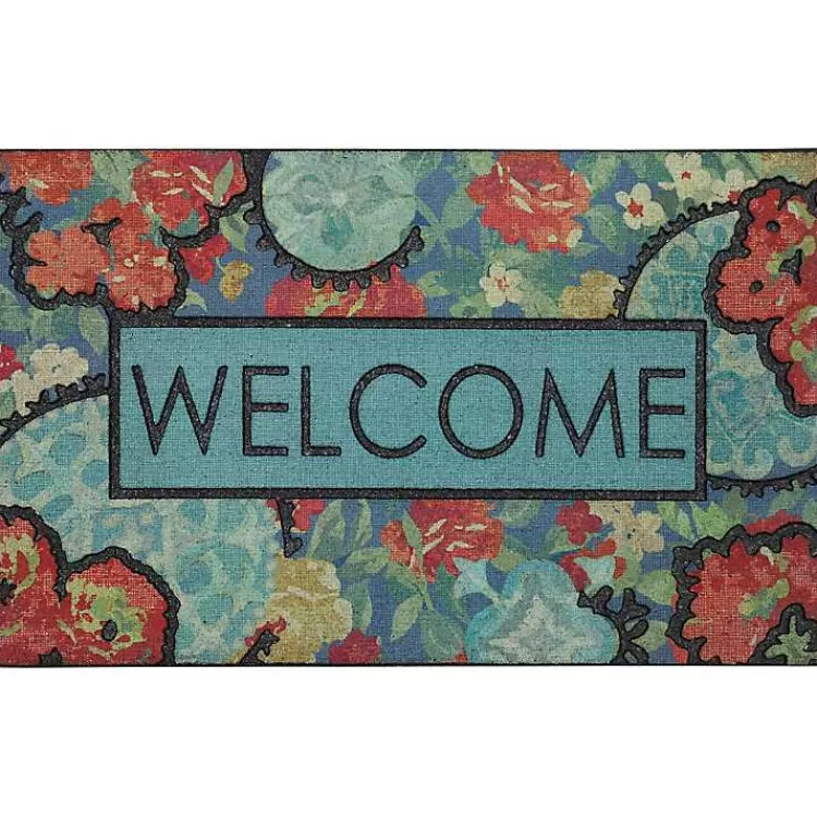 Floral Ethereal Doormat>Kirklands Home Shop