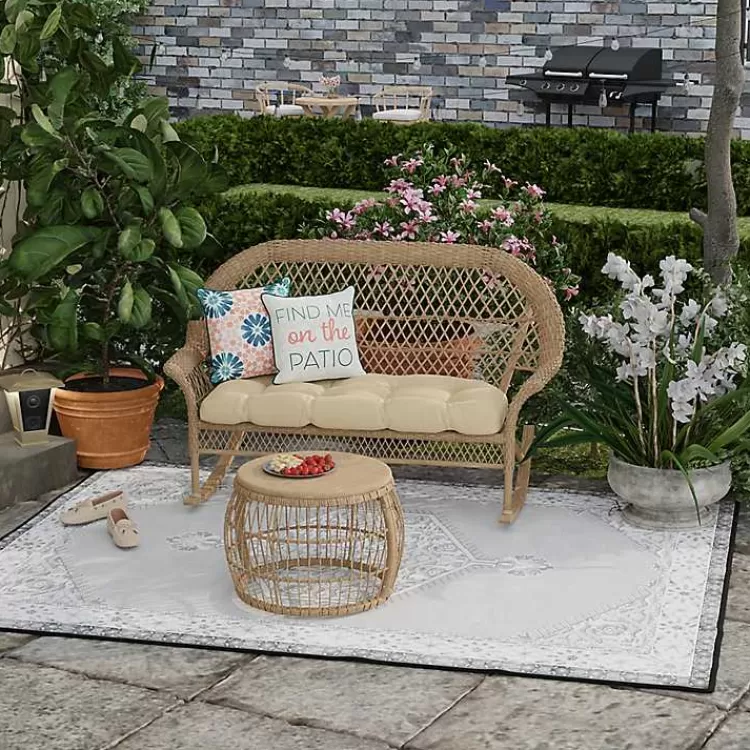 Floral Find Me on the Patio Outdoor Pillow>Kirklands Home Fashion