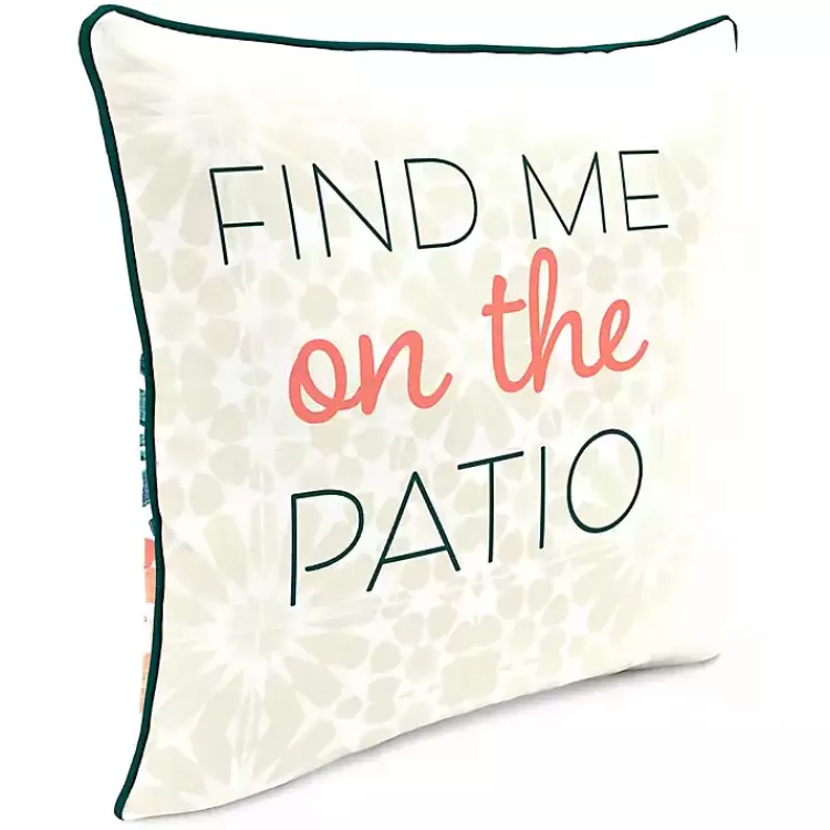 Floral Find Me on the Patio Outdoor Pillow>Kirklands Home Fashion
