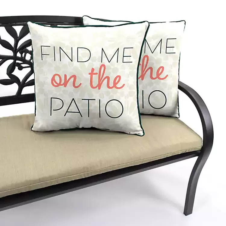 Floral Find Me on the Patio Outdoor Pillow>Kirklands Home Fashion