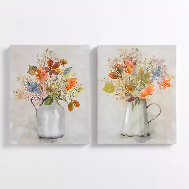 Floral Pitcher Canvas Art Prints, Set of 2>Kirklands Home Best Sale