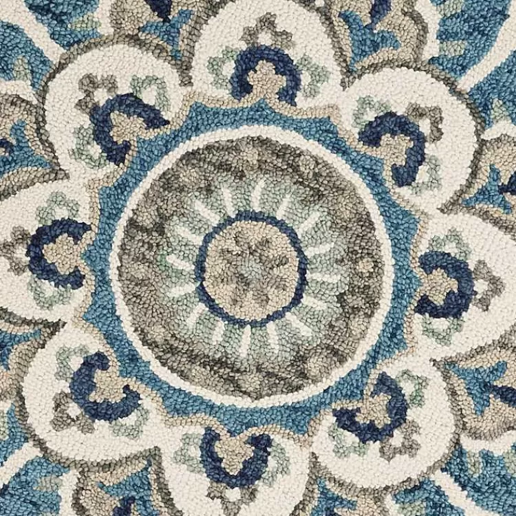 floral_round_edged_area_rug__ft_2.webp Floral Round Edged Area Rug, 6 ft.>Kirklands Home Cheap