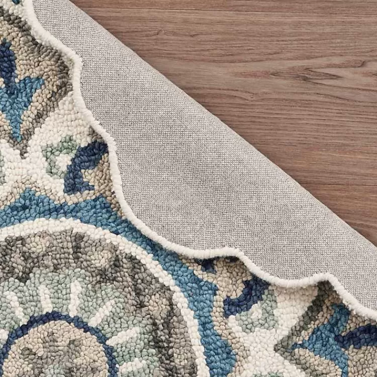 floral_round_edged_area_rug__ft_4.webp Floral Round Edged Area Rug, 6 ft.>Kirklands Home Cheap