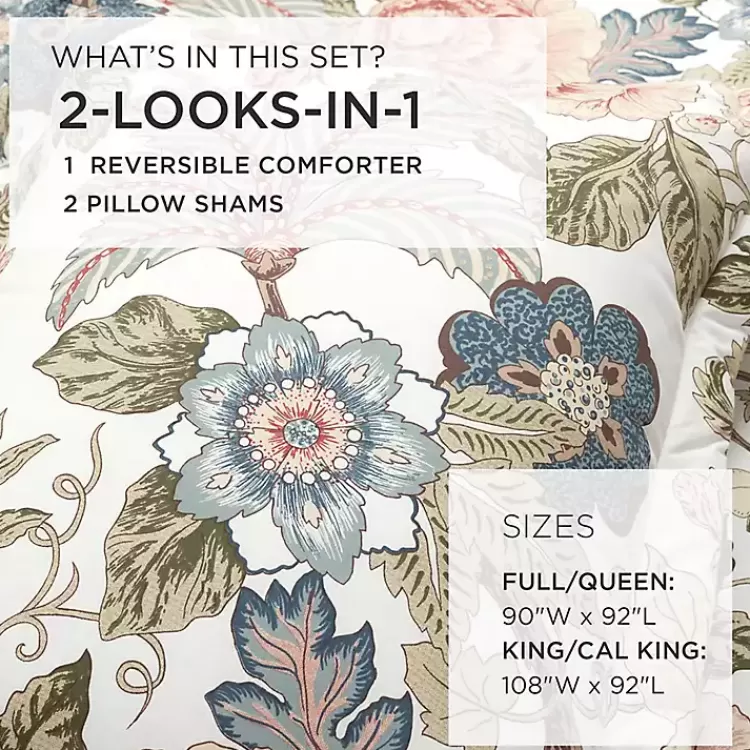 floral_sydney_reversible_pc_queen_comforter_set_8.webp Floral Sydney Reversible 3-pc. Queen Comforter Set>Kirklands Home Shop