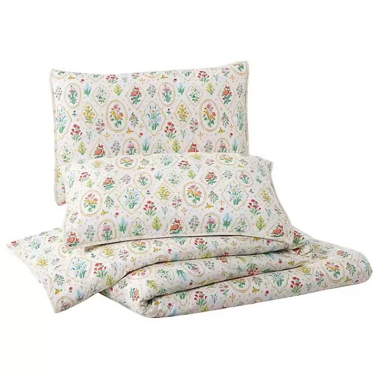 floral_wallpaper_pc_fullqueen_quilt_set_6.webp Floral Wallpaper 3-pc. Full/Queen Quilt Set>Kirklands Home Outlet