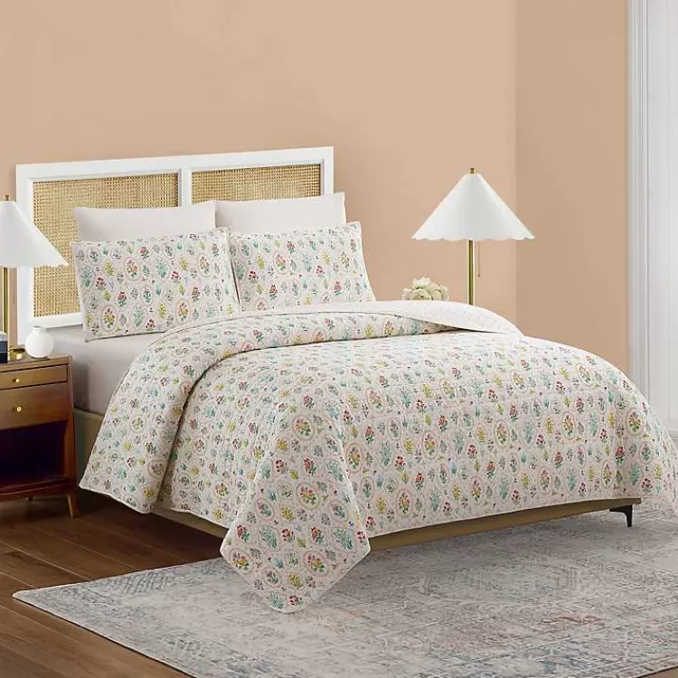 Floral Wallpaper 3-pc. King Quilt Set>Kirklands Home Shop