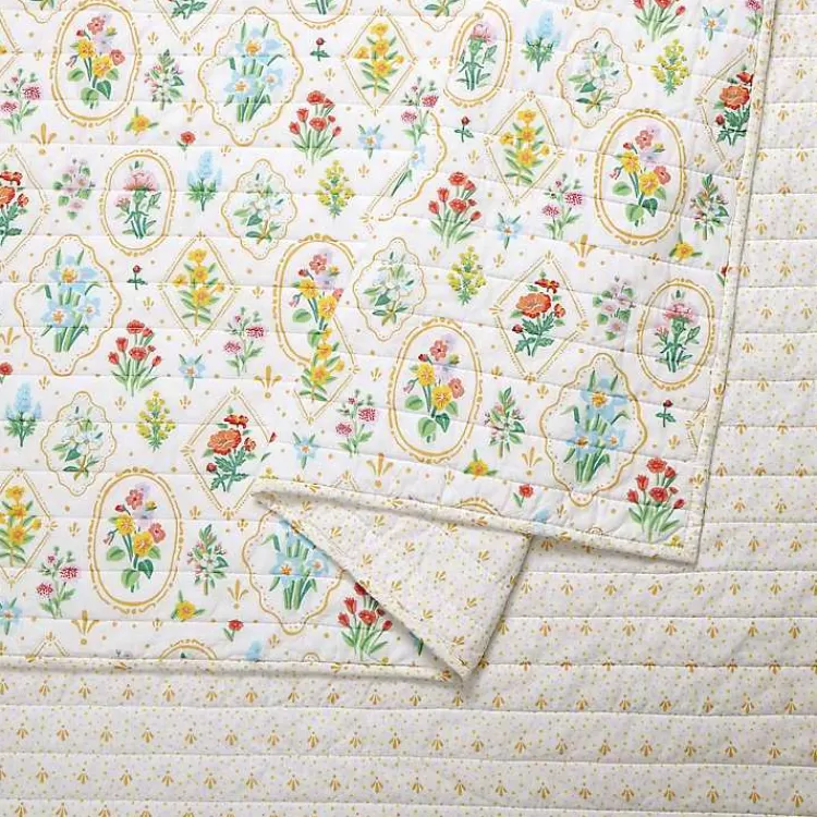 floral_wallpaper_pc_king_quilt_set_5.webp Floral Wallpaper 3-pc. King Quilt Set>Kirklands Home Shop