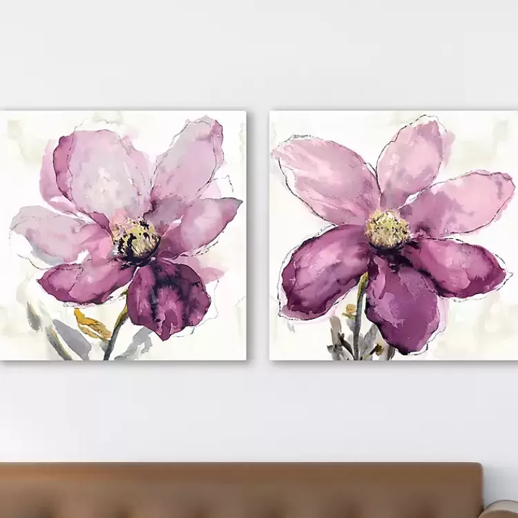 Floral Wash Giclee Canvas Art Print, Set of 2>Kirklands Home Cheap