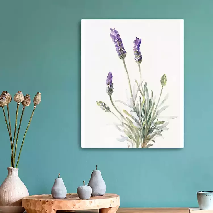 Floursack Lavender III Linen Canvas Art Print>Kirklands Home Best Sale