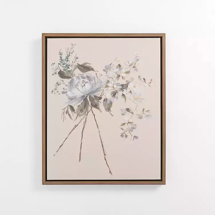 Flower Stems I Framed Canvas Art Print>Kirklands Home Cheap