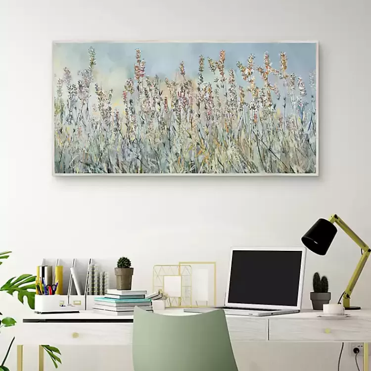 Flowering Fields Framed Canvas Art Print>Kirklands Home Shop
