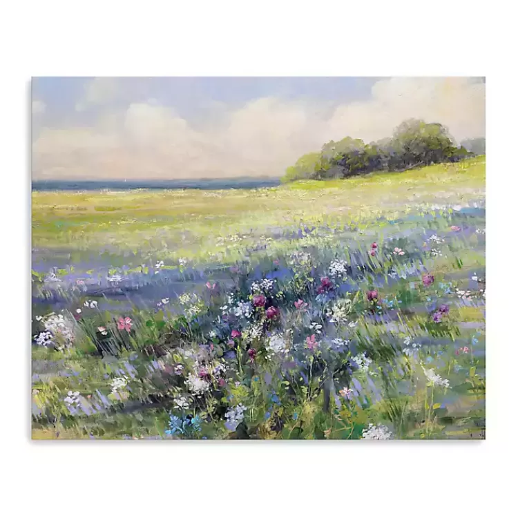 Flowers by the Sea Canvas Art Print>Kirklands Home Fashion