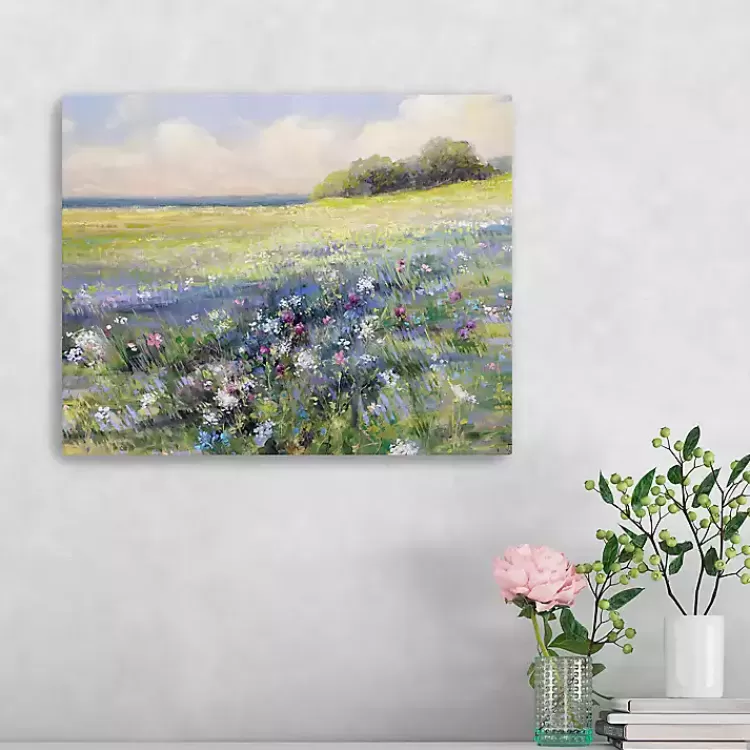 Flowers by the Sea Canvas Art Print>Kirklands Home Fashion