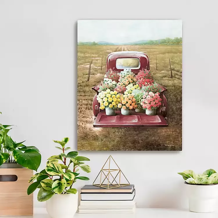 Flowers for Sale Canvas Art Print>Kirklands Home Hot