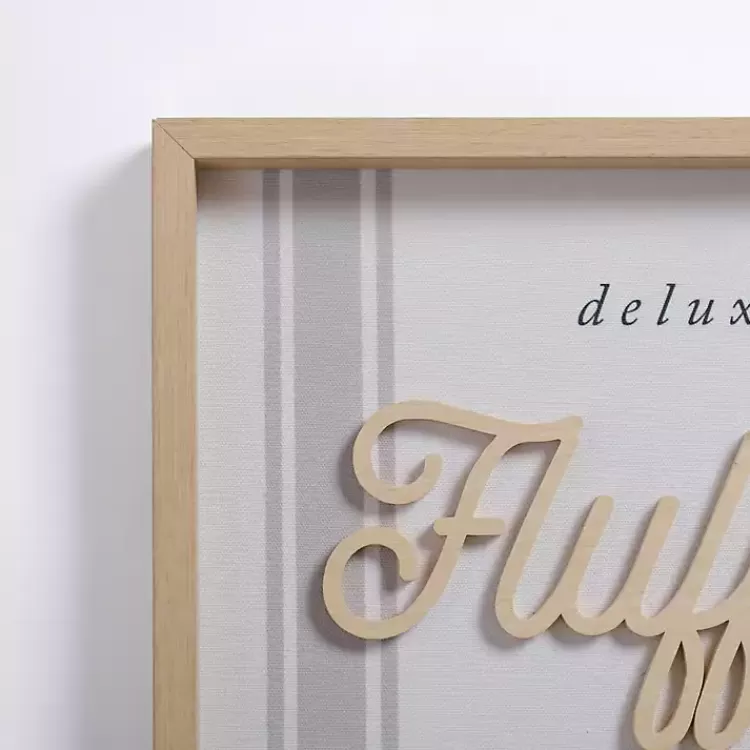 Fluff and Fold Wood Wall Plaque>Kirklands Home Discount