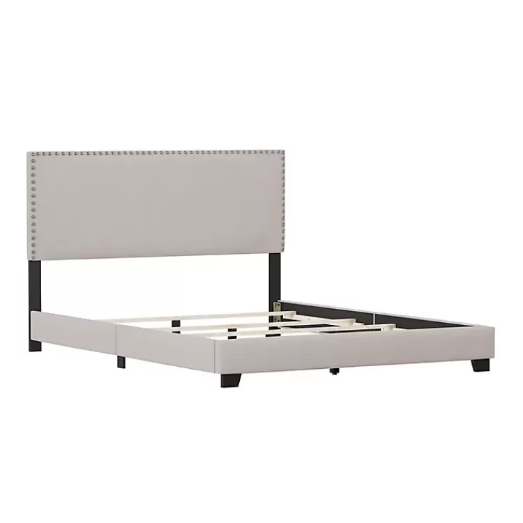fog_upholstered_nailhead_trim_queen_bed_9.webp Fog Upholstered Nailhead Trim Queen Bed>Kirklands Home Store