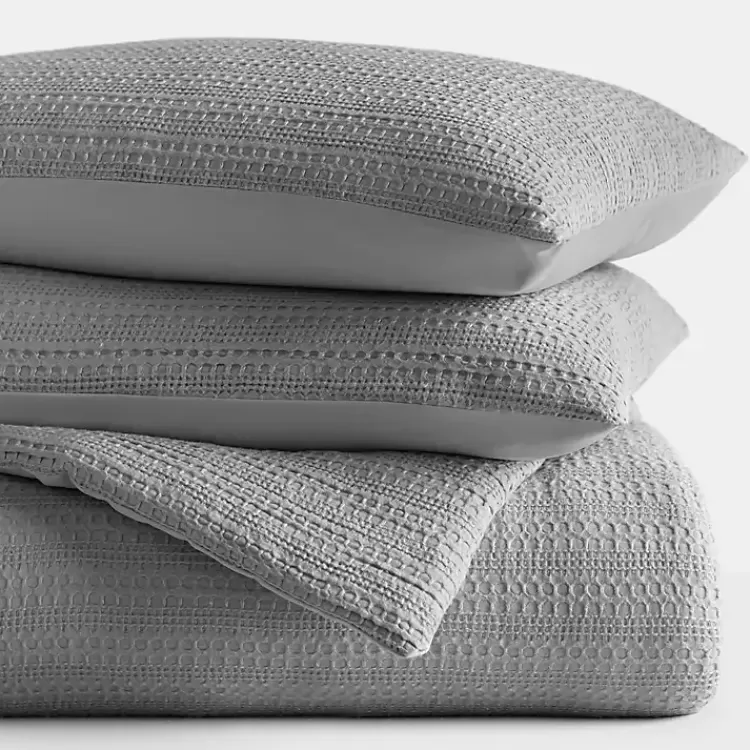 fog_waffle_ultrasoft_pc_king_comforter_set_2.webp Fog Waffle Ultra-Soft 3-pc. King Comforter Set>Kirklands Home Best Sale