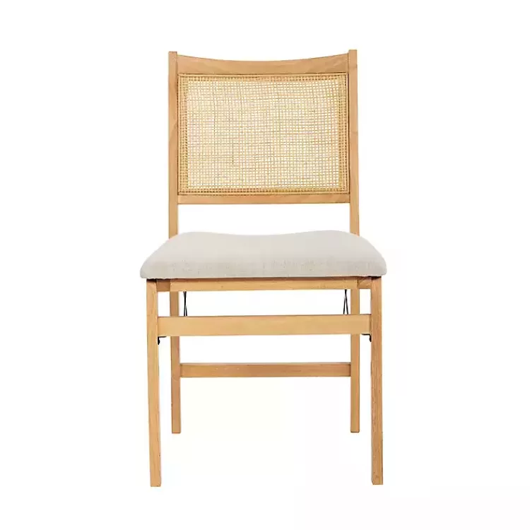 folding_rattan_cane_back_cushioned_chair_2.webp Folding Rat Cane Back Cushioned Chair>Kirklands Home New